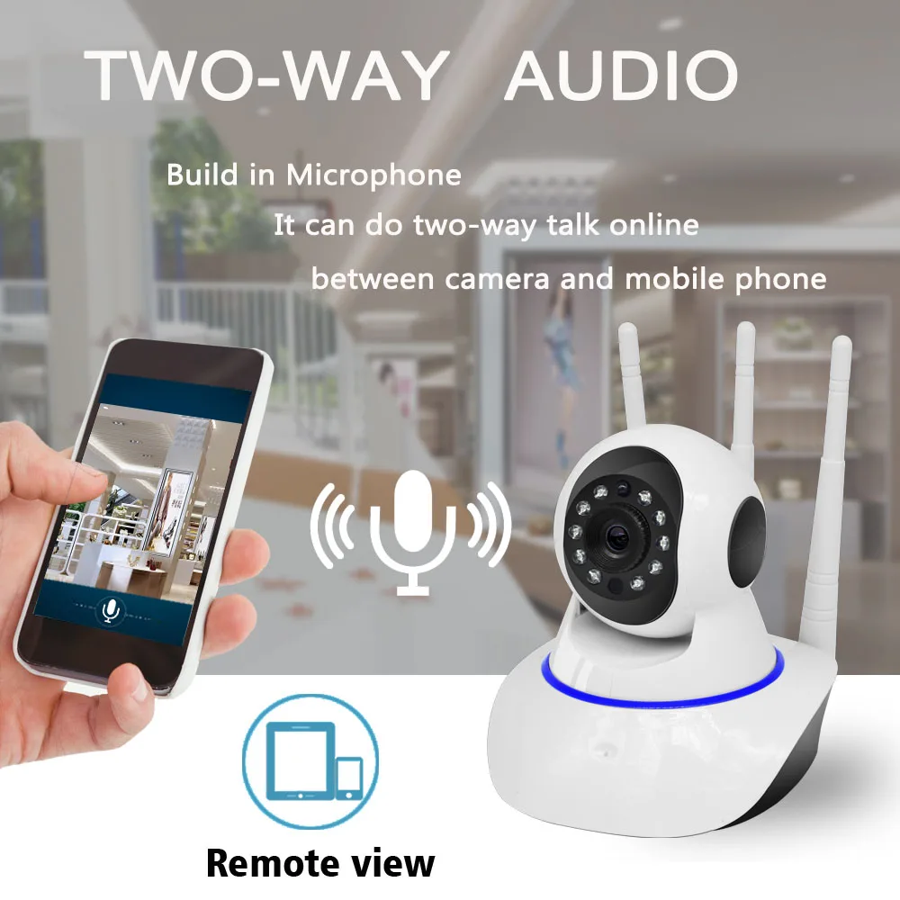 Беспроводная мини-камера с функцией ночного видения 355 P Wi-Fi | Безопасность и
