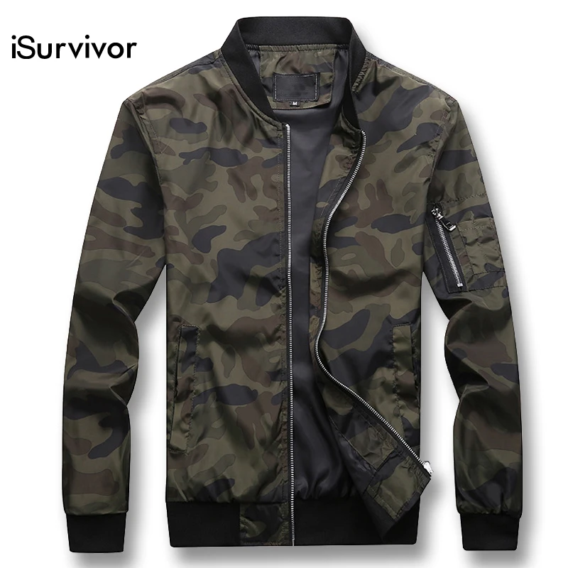ISurvivor 2021 мужские винтажные камуфляжные куртки и пальто мужская куртка Мужская