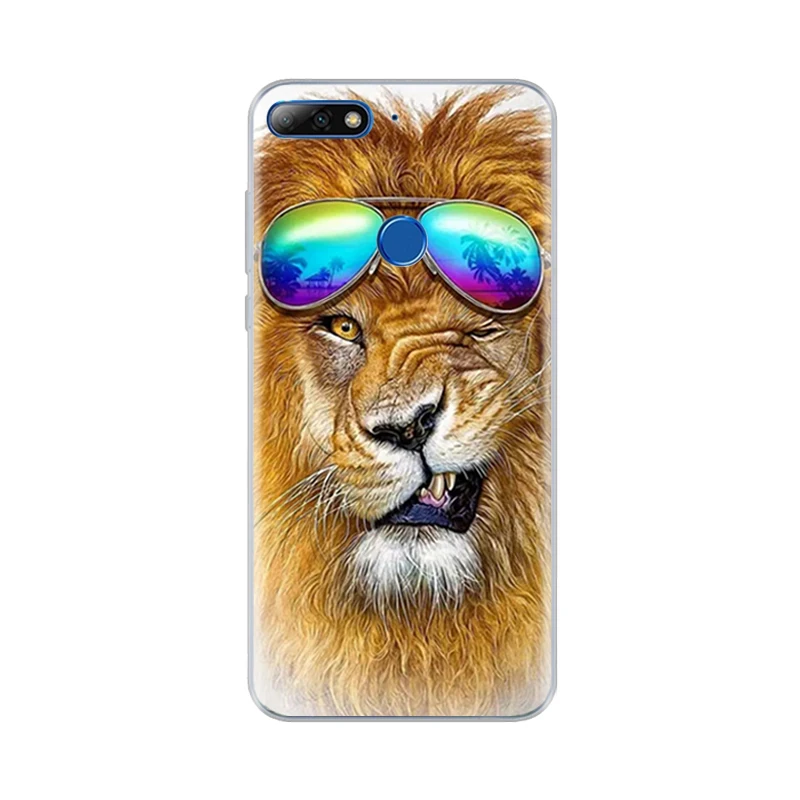 Silicone case For AUM-L41 5.7 inch Huawei Honor 7C Case Cover Pro 5.99&quot soft back cover Phone russian version | Мобильные