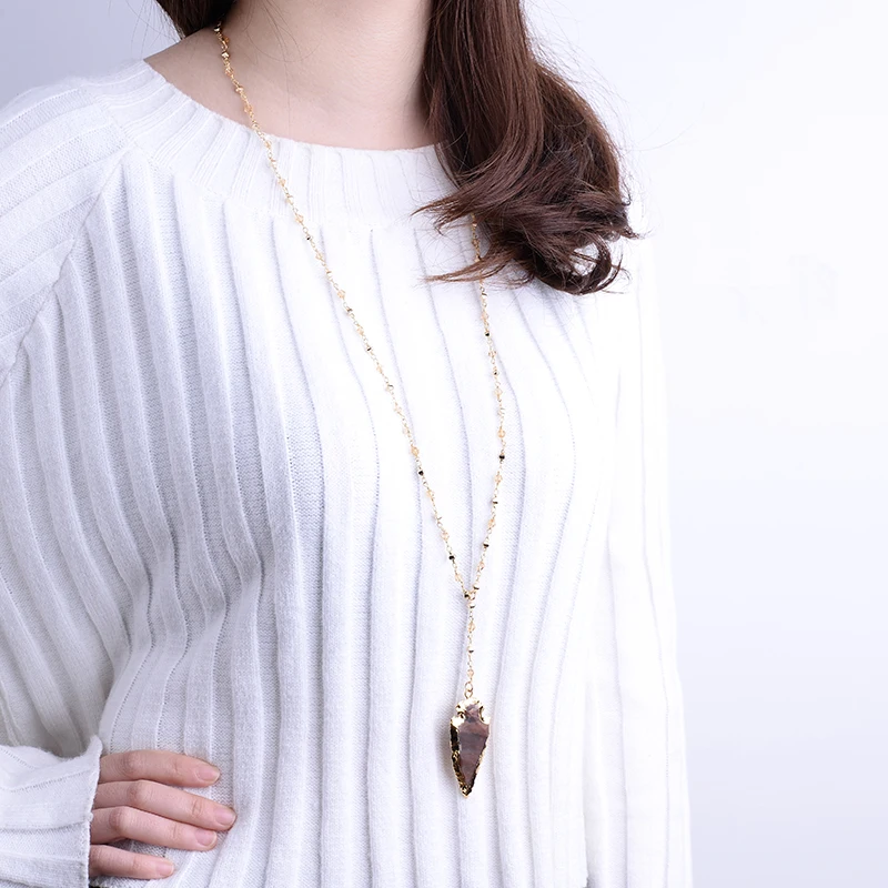 Новинка 2017 модное длинное ожерелье ручной работы с искусственной бриллиантовой