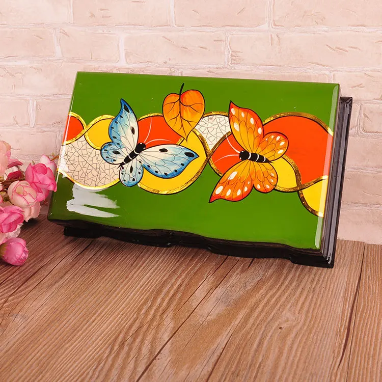 Southeast household goods imported from Thailand hand painted lacquer jewelry box storage wholesale |
