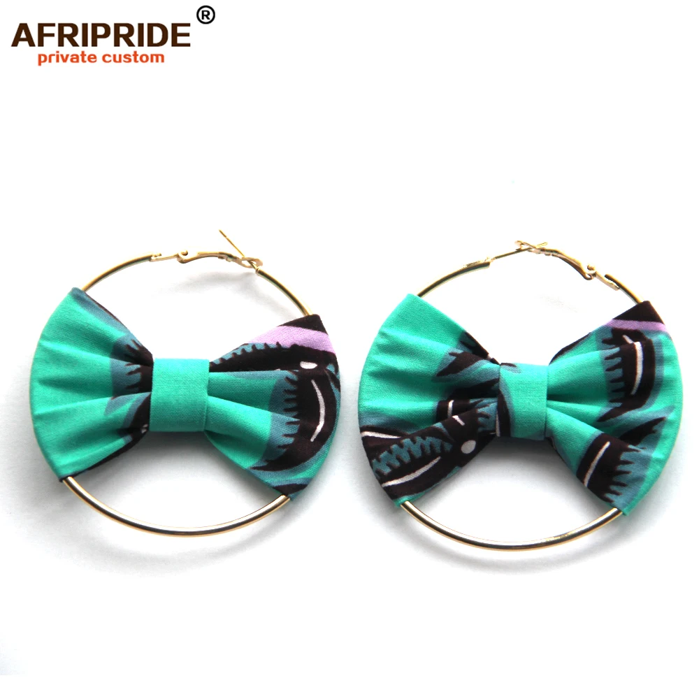 Африканские модные стильные серьги для женщин AFRIPRIDE ручной работы с принтом