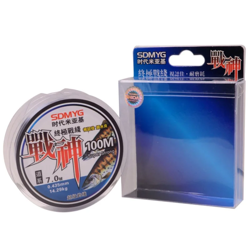 Высококачественная нейлоновая рыболовная леска 100 м для зимней рыбалки