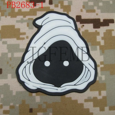 JAWA логотип 3D ПВХ патч - Цвет: PB2683 White