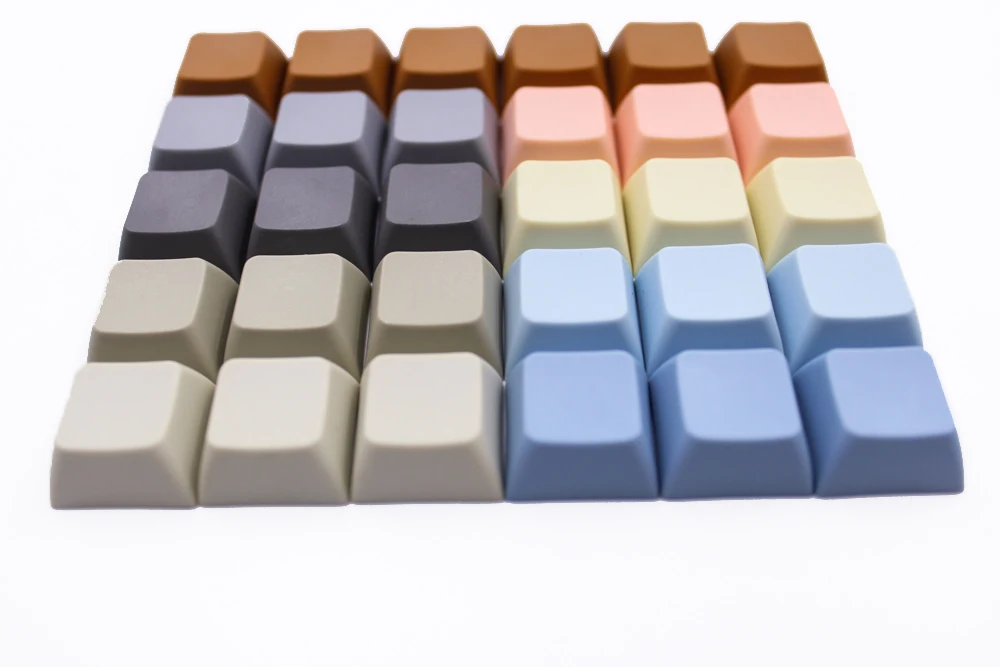MP 1U XDAS ключи PBT пустой Keycap смешанный цвет Cherry MX Переключатель колпачки для проводной USB Механическая игровая клавиатура
