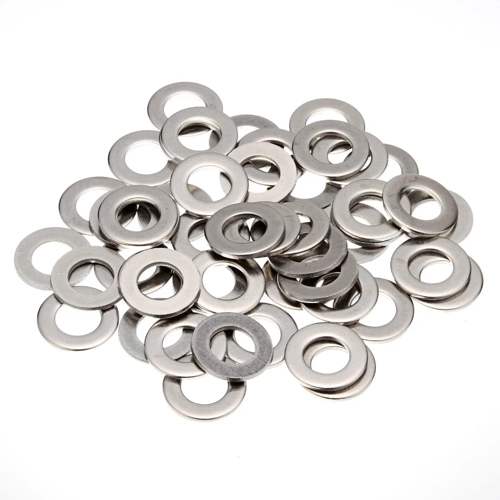 100 шт. M14 Шайба из нержавеющей стали форма плоские шайбы для установки метрических