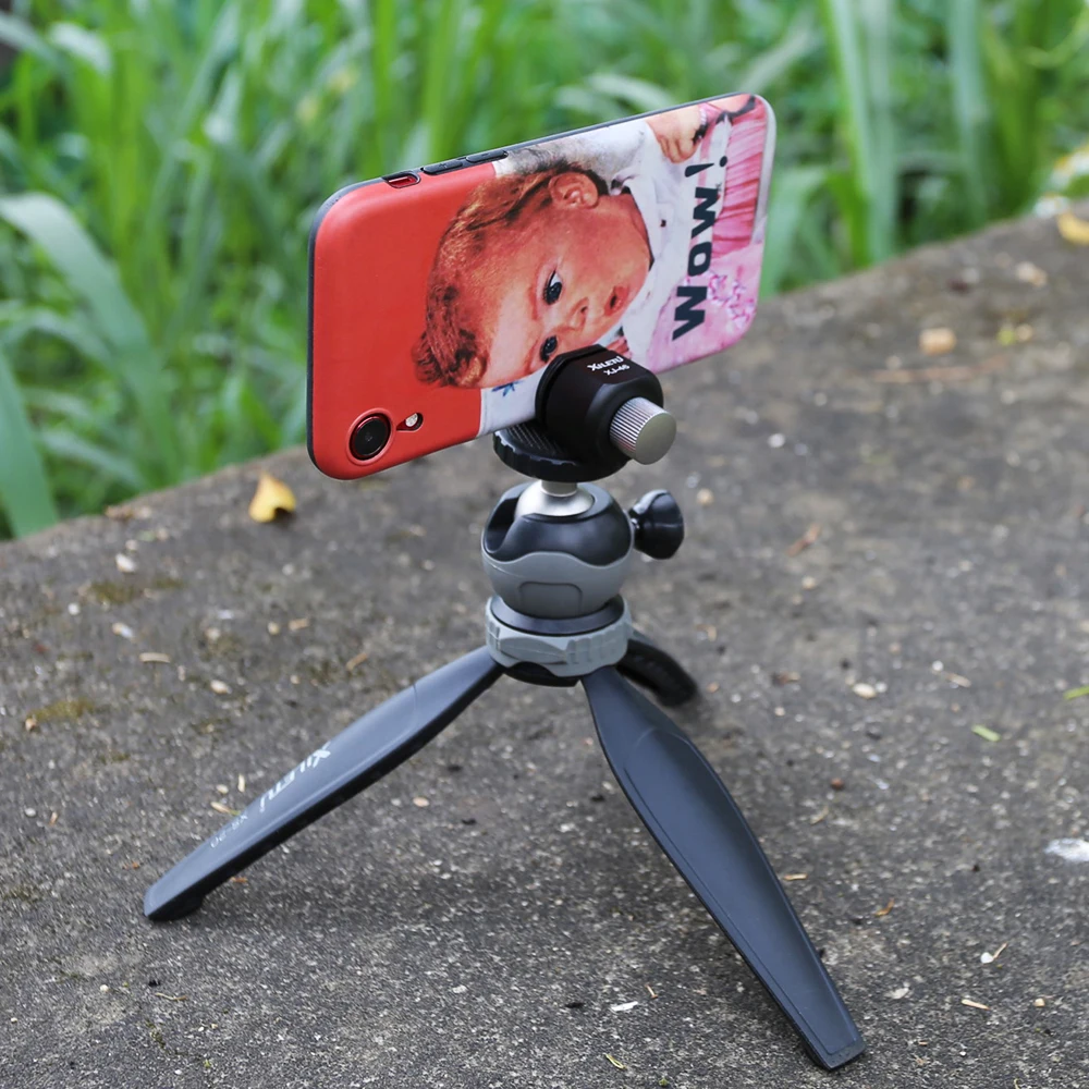 Настольный компактный мини-держатель XILETU XJ-46 с зажимом для телефона смартфона |