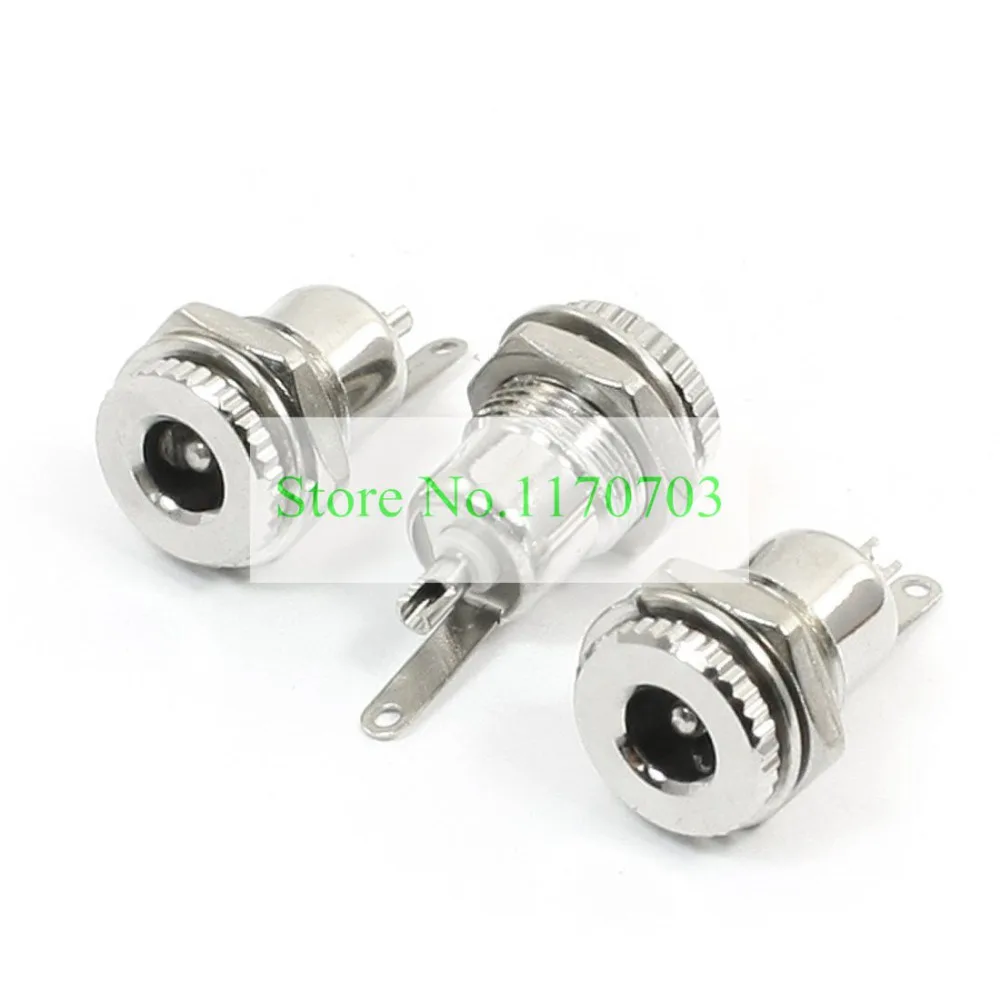 5 pcs 5.5 mm x 2.1mm/5.5 2.5mm DC Power Jack Socket Female Panel Mount Connector | Обустройство дома