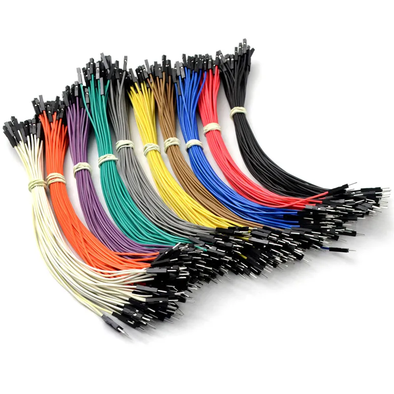 40Pcs 2.54MM 20CM Double-headed Female To Male Dupont Wire For Arduino Jumper Cable Random Color | Обустройство дома