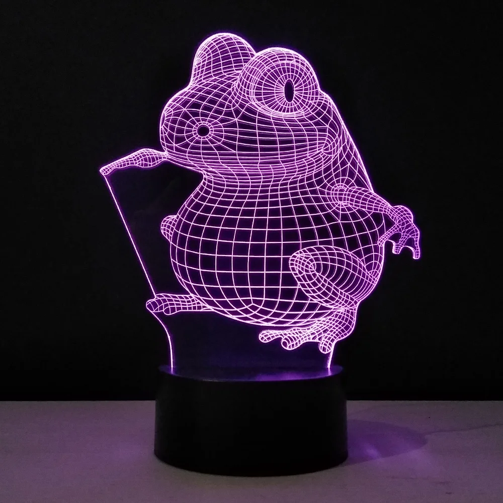 3D luces led decoracion lampada 7 цветов сменный Ночной свет светильник ing lamp lamparas Indoor Veilleuse nightlamp