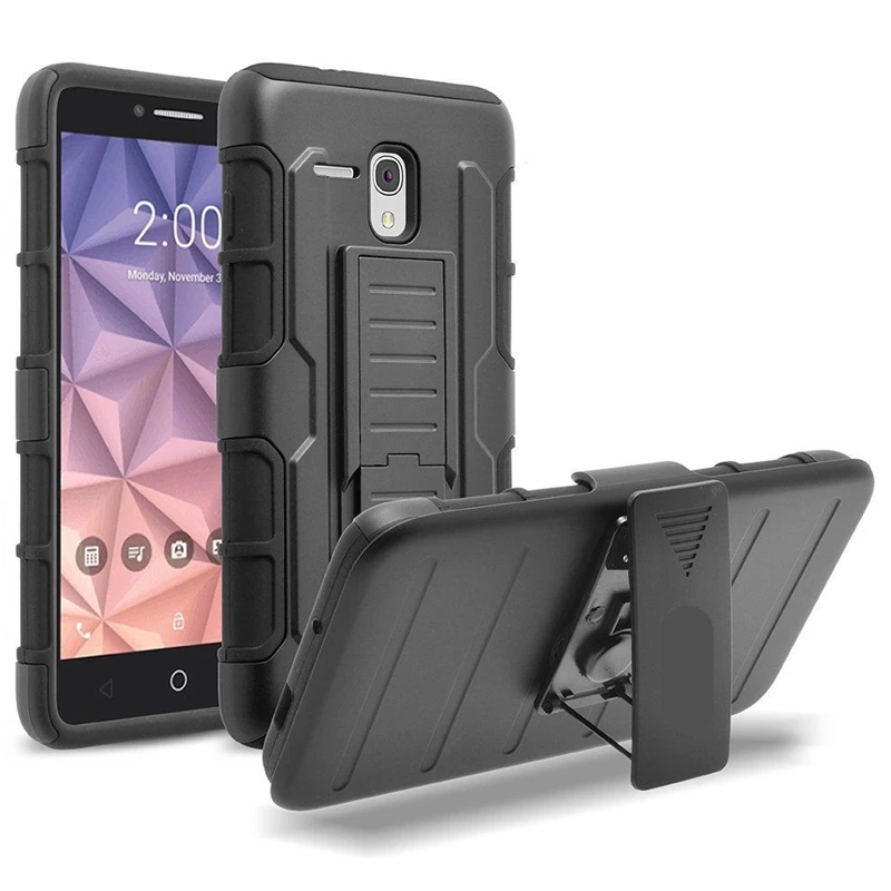 Прочный Чехол Кобура на ремешке защитный чехол жесткий для Alcatel One Touch Fierce XL 5054N