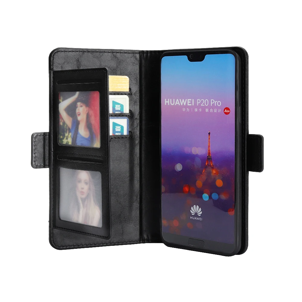 2 в 1 флип чехол для Huawei P20 Pro P20 плюс роскошный Съемный кожаный чехол для Huawei P20 Чехол подставка держатель телефона EEMIA