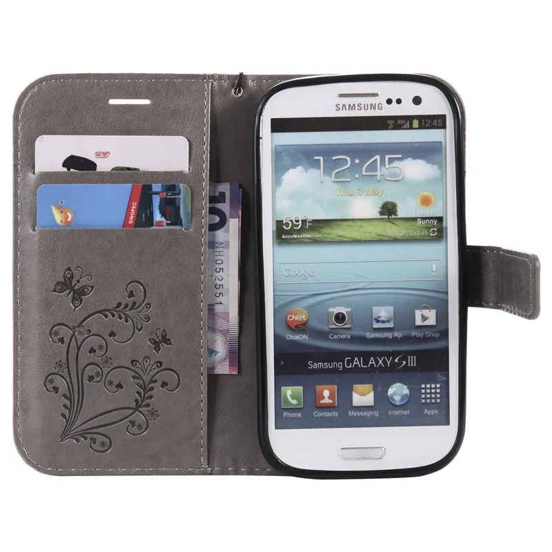 Чехол для Samsung Galaxy S3 чехол с откидной крышкой из искусственной кожи телефона Neo i9300