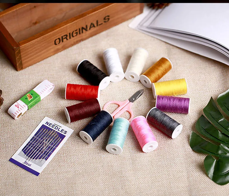 Eworld популярный высококачественный набор для рукоделия красочная игла нить