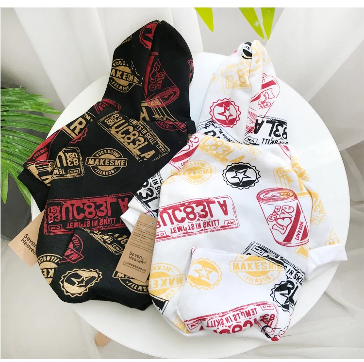 Family clothing for pet T shirt French Bulldog cat hoodie hoodies painting dog coat Parent clothes Dog Apparel Costumes