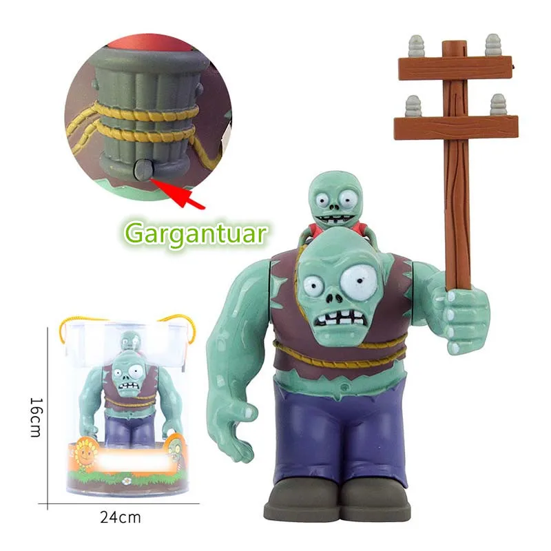 Растения против Зомби PVZ большой зомби гаргантуар фигурки Diy Модель Legoings
