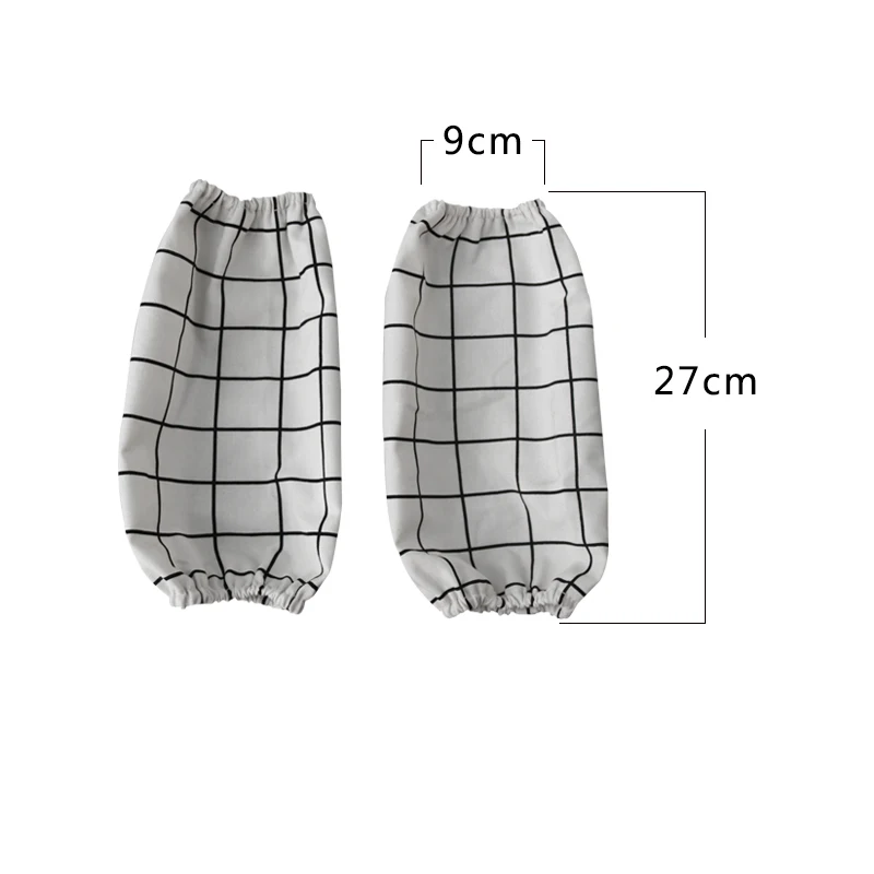 Sleeve 1 pair Хлопок и лен взрослый кухонный фартук для микроволновой печи перчатки рукава манжеты набор Кафе Студия пекарня мужчины и женщины работы фартуки логотип - Цвет: Sleeve 1 pair