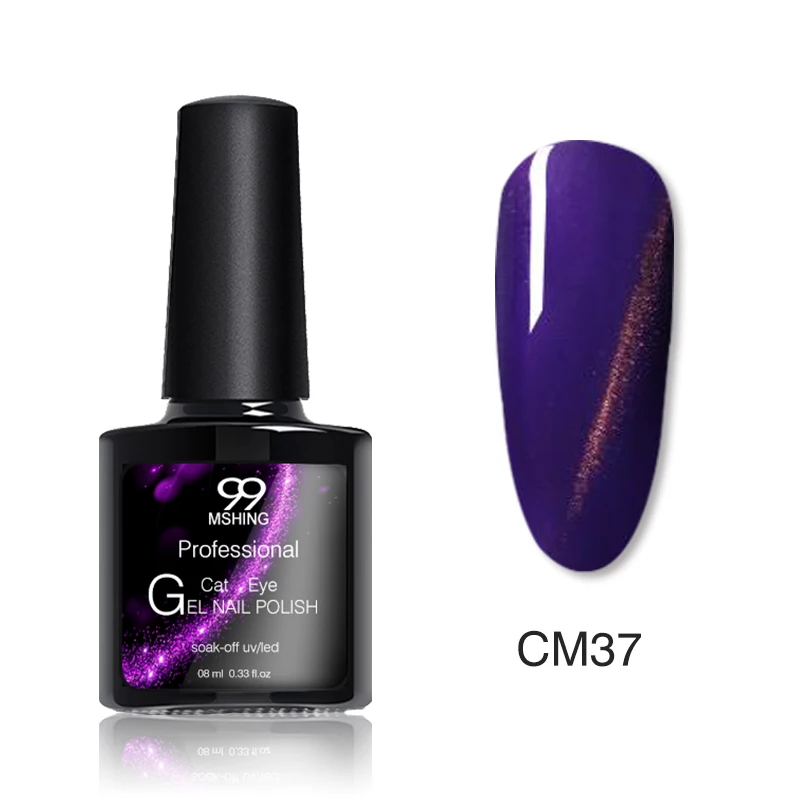 CM37 Mshing99 3D кошачий глаз Гель-лак для ногтей vernis Полупостоянный УФ-лак для маникюрный гель для ногтей праймер верхнее покрытие Гель-лак - Цвет: CM37