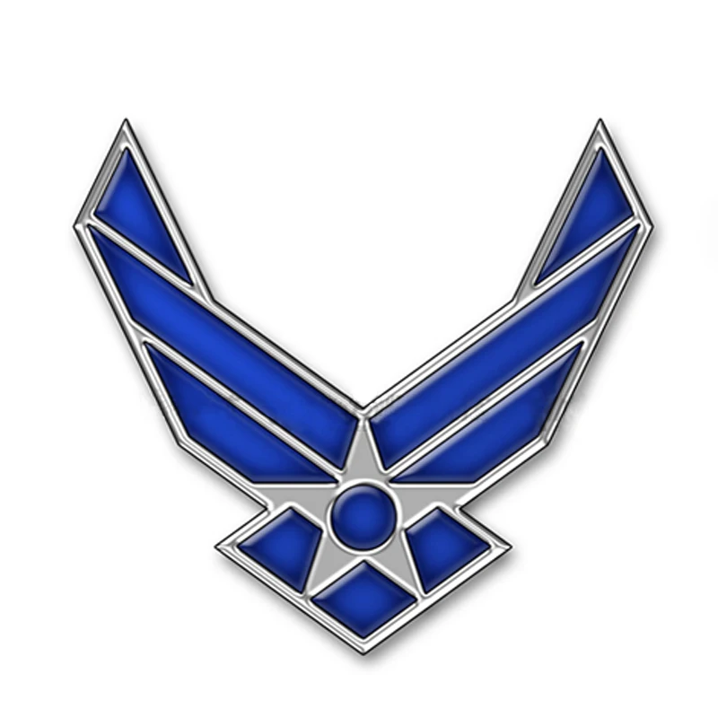 3D металлический ВВС США наклейка с логотипом на автомобиль эмблемы автомобиля
