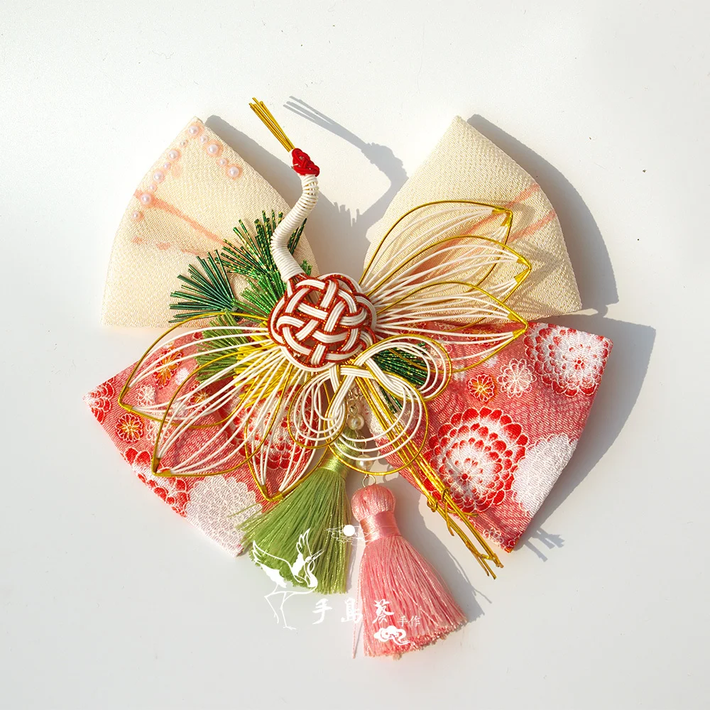 Аксессуары для волос ручной работы в японском стиле с бантом головные уборы