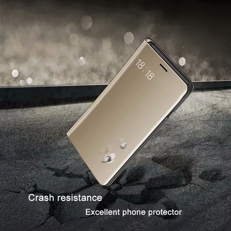 Чехол для samsung Galaxy J5 J7 J510 J710, Смарт-Чехол С Откидывающейся Крышкой, зеркальный держатель с гальваническим покрытием, Твердый чехол kimTHmall