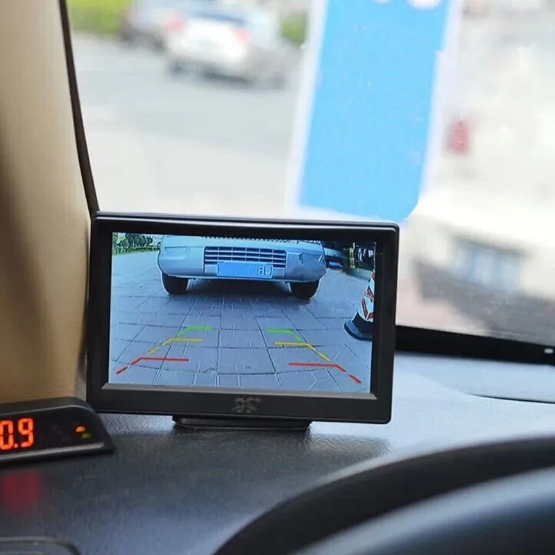 Беспроводная обратная резервная камера заднего вида + 5 &quotLCD TFT цветная