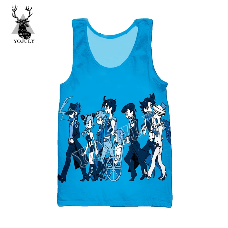 5 YOJULY Summer Unisex sleeveless shirts 3D Print Anime JoJo Bizarre Adventure Men Vest Women Casual Funny Tops Clothing Ve23 - Цвет: 5