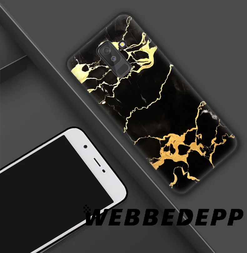 WEBBEDEPP Gold Marble Soft TPU Silicone Case for Samsung Galaxy S10 S10e S9 S8 Plus S7 S6 Edge &amp J6 |