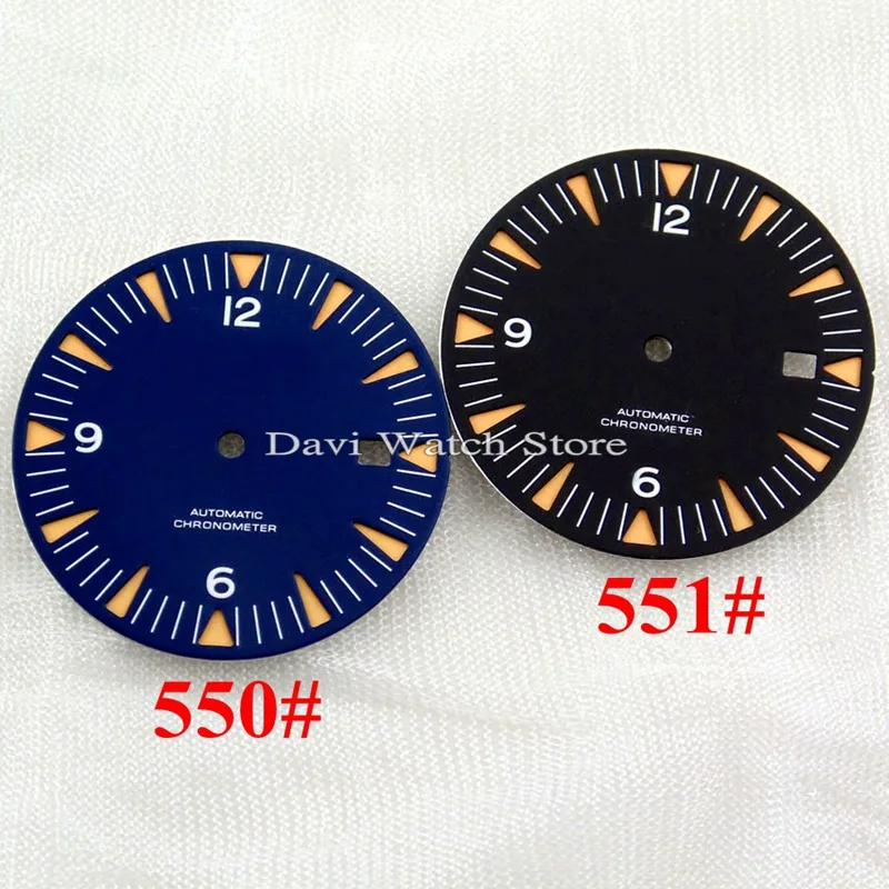 31 мм черный/синий циферблат для MIYOTA 8205/8215 MINGZHU DG2813/3804|watch dial|dial for watchdial watch |