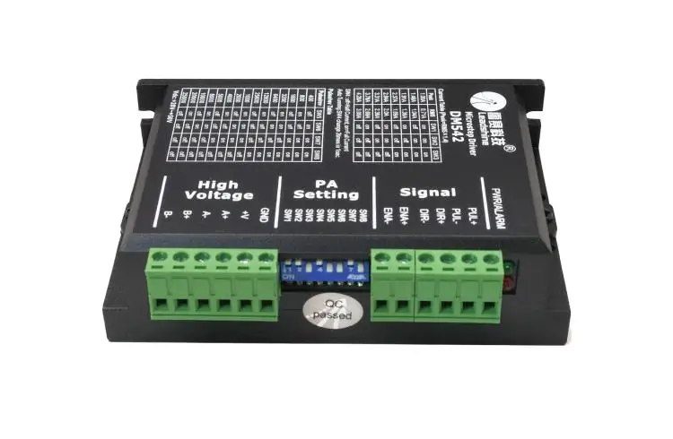 Leadshine двухфазный шаговый драйвер DM542 20 50VAC 1 0 4.2A 57 86 двигатель|Драйвер двигателя| |