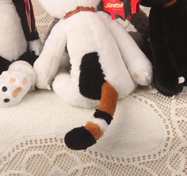 1 шт. 40 см мягкие кошки плюшевые игрушки Япония царапин котенок Peluche острые лапы Неко мягкая игрушка для детей новые подарки