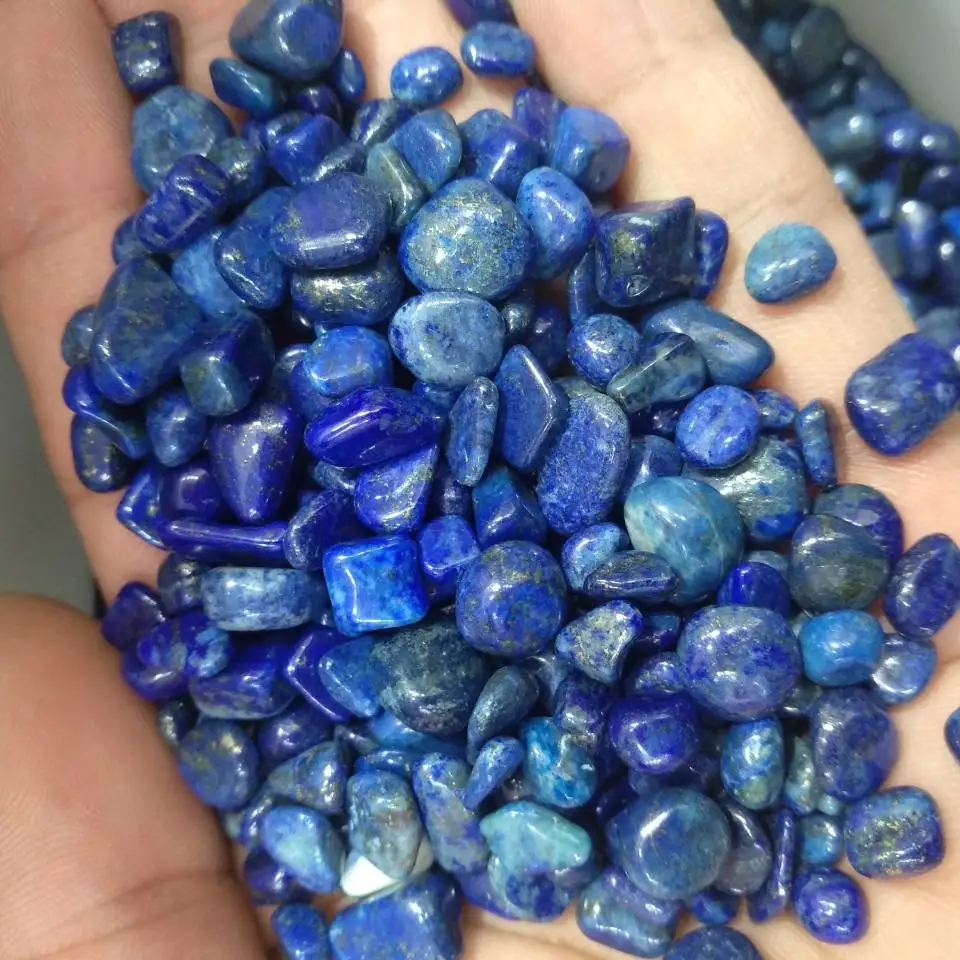 

100 г натуральный голубой ляпис lazuli, кварцевый кристалл, шероховатый полированный образец гравия