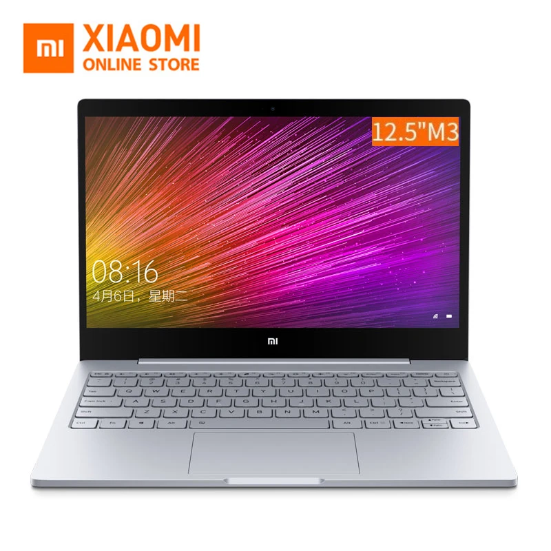 Xiaomi Mi ноутбук Air 12,5 дюймов M3 8100Y двухъядерный 4 Гб ram полностью металлический корпус английская Windows 10 2,4G 5,0G двойной WiFi