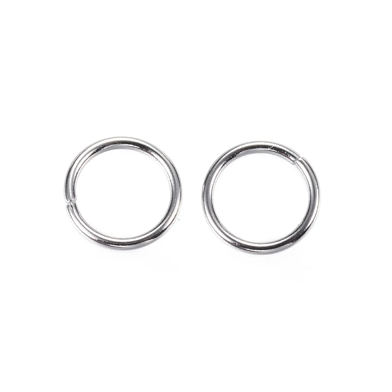 7x0.8mm 2000 шт 4/5/5,5/6/7/10mm304 соединительные кольца из нержавеющей стали близкие, но распаянные ДЖАМП-кольцо для DIY ювелирных изделий Ремесла - Цвет: 7x0.8mm