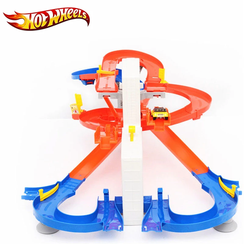 Оригинальный спортивный автомобильный трек Hotwheels обучающий захватывающего