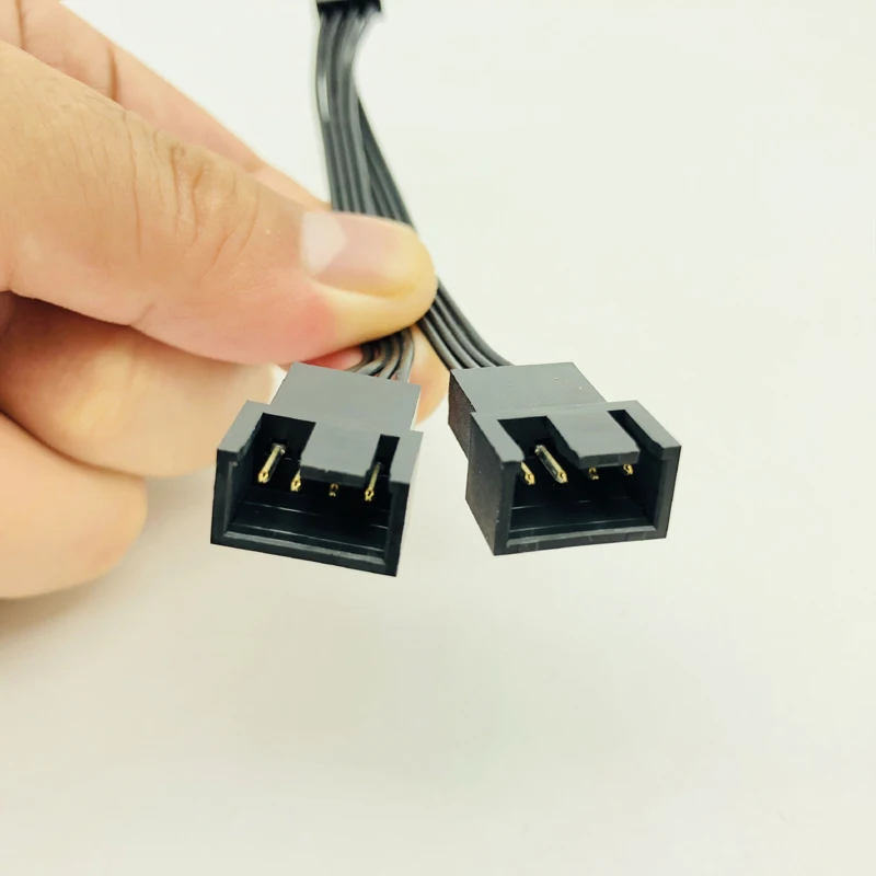 4 контактный кабель PWM для вентилятора 1 2 материнская плата разъем с несколькими