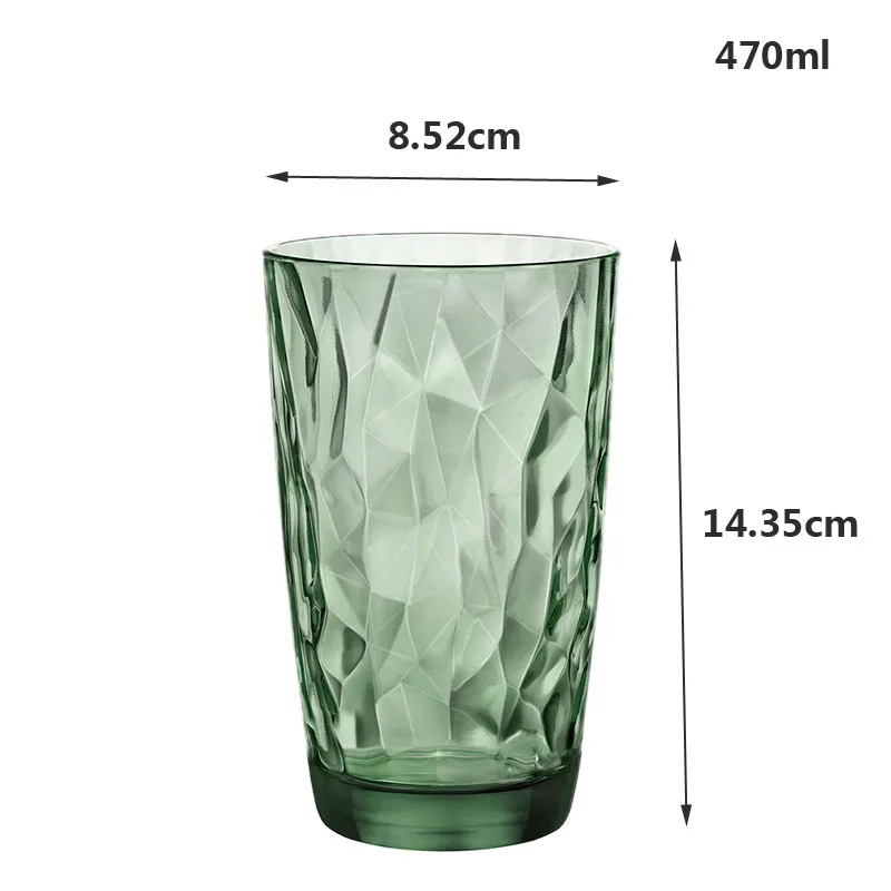 1pcs 470ml Термостойкие бессвинцовые Хрустальные чашки Красочный стеклянный Кубок виски пивной бокал es винный Кубок креативный бар отель свадебные Питьевая Посуда - Цвет: 1pcs 470ml