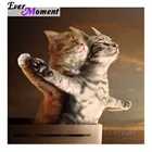Алмазная живопись Ever Moment, картина из квадратных страз с изображением кота Титаника, 5D сделай сам, алмазная вышивка, Декор для дома, ручная работа S2F995