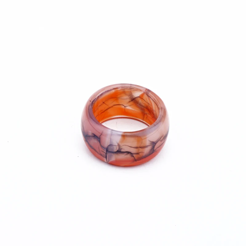 Boho Панк ручной смолы кольцо Для женщин девочек Jewelry Кольцо Мода состояние мужчин t