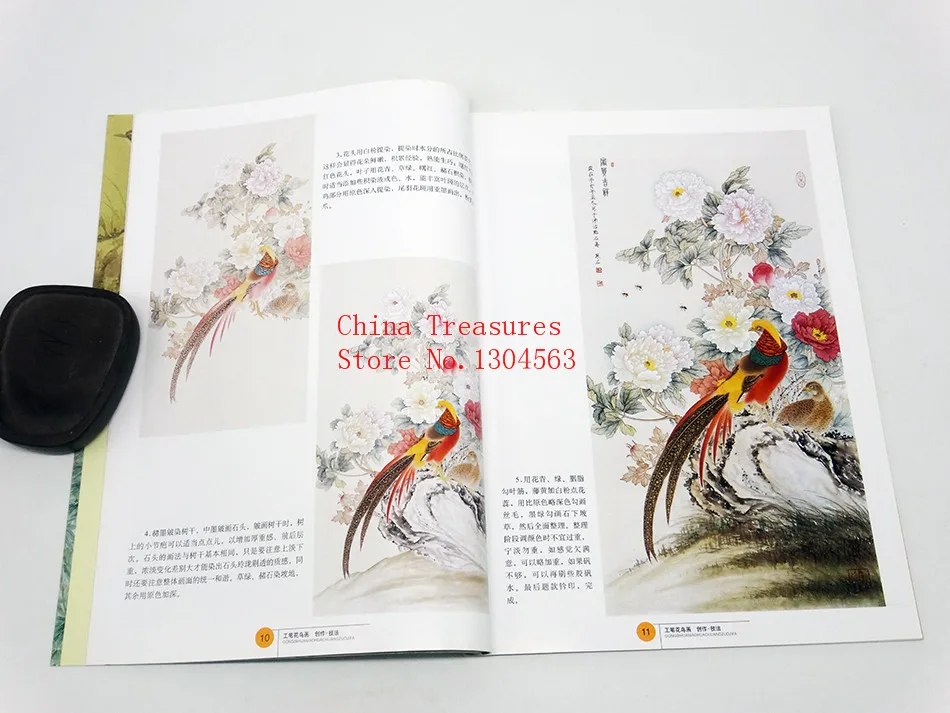 Kup Chiński Obraz Książki Gong Bi Hua Niao Tu Ptak I Kwiat Malarstwo 60 Stron