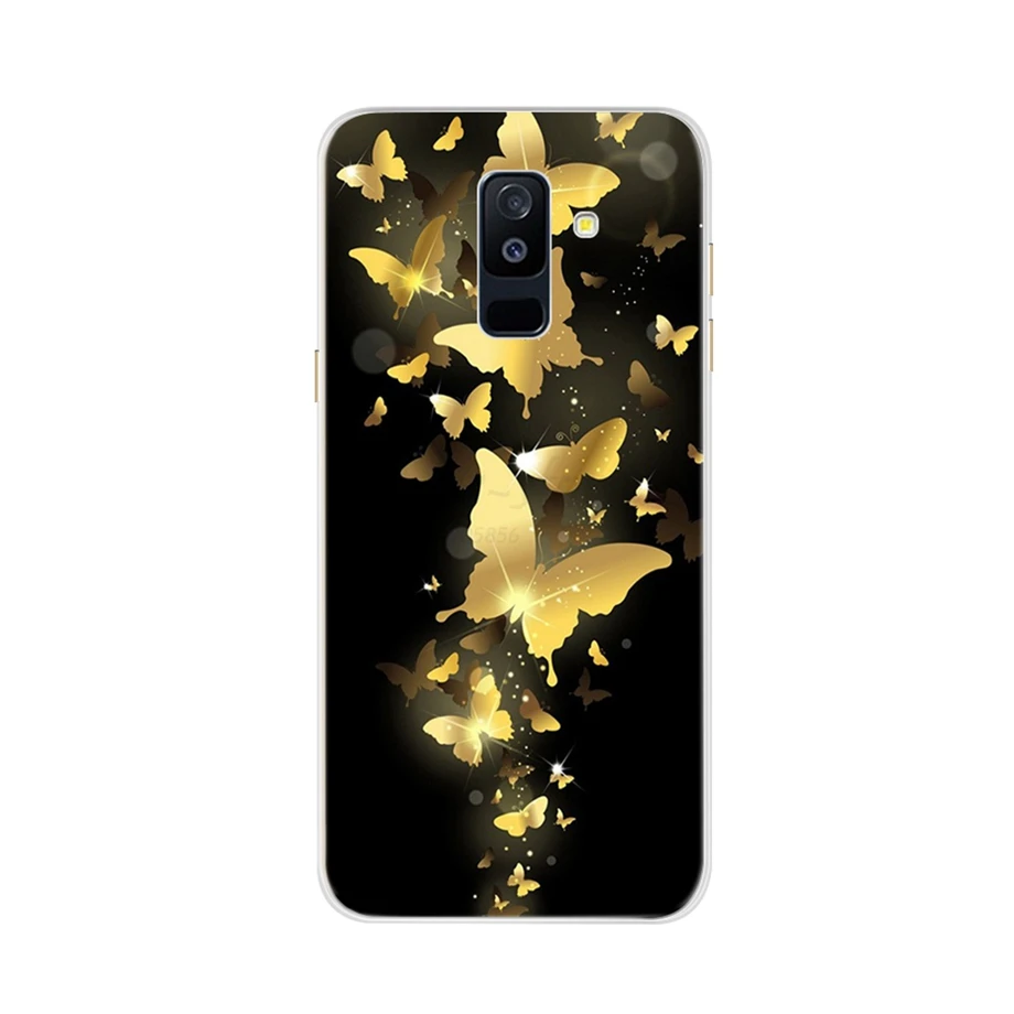 Для samsung Galaxy A6 плюс A6Plus чехол на samsung A6 плюс Чехол Мягкий силиконовый чехол для задней панели мобильного телефона из термопластика чехол для принципиально A6 плюс 6 A6
