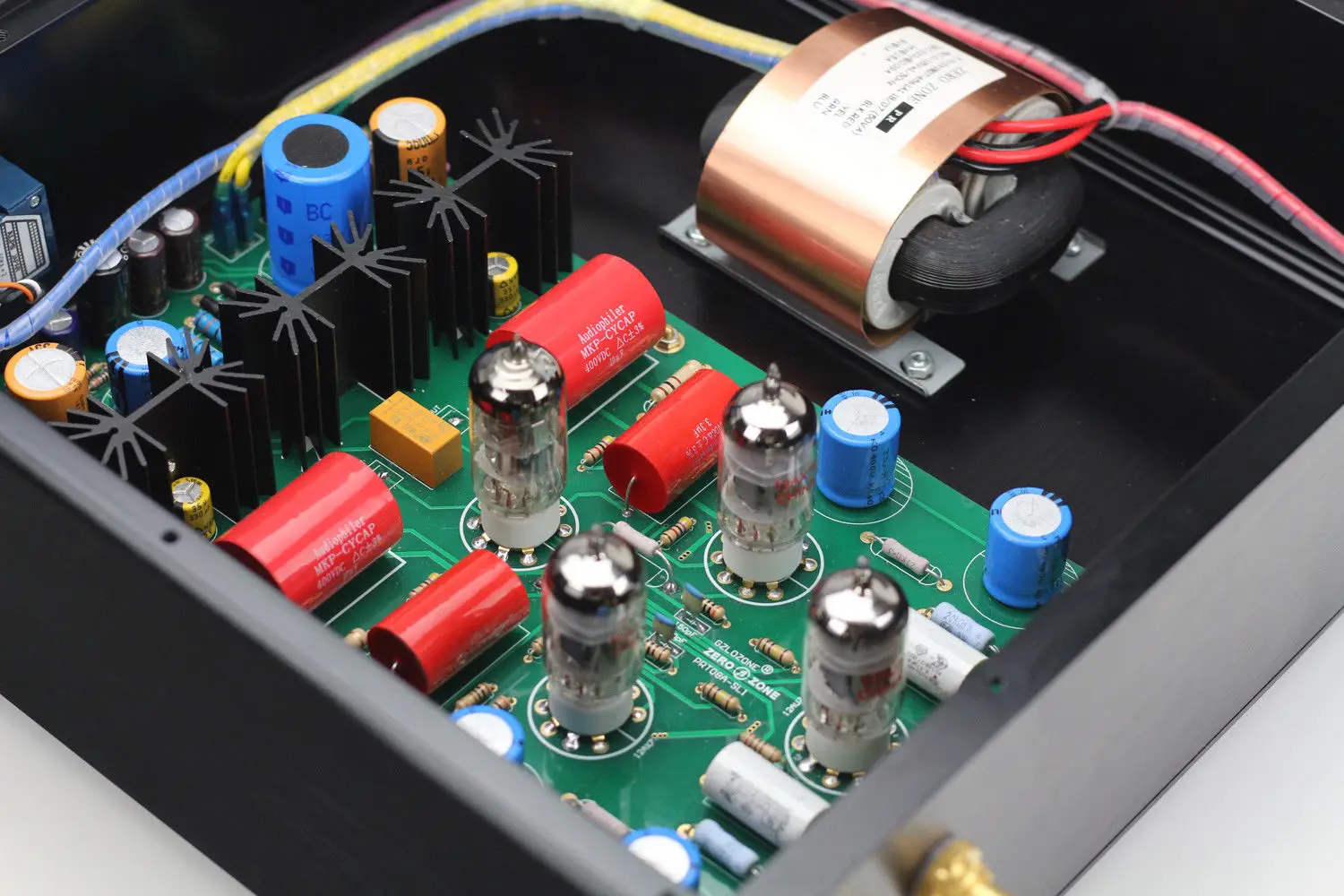 ZEROZONE PRT 08A 12AU7 + 12AX7*2 6N11 трубчатый стереопредусилитель основание на CAT SL1 L8