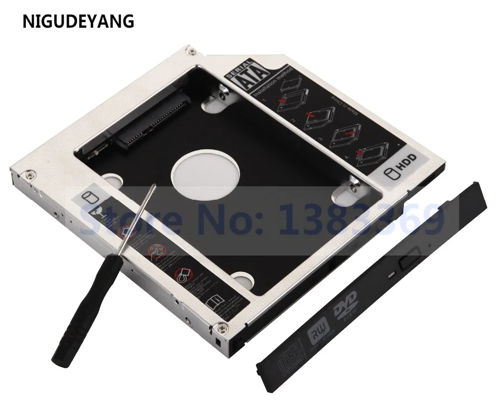 NIGUDEYANG 2nd жесткий диск SATA HDD SSD рамка Caddy адаптер для HP Envy 17t 2100 17 2090NR TS TB23L DVD|Корпус