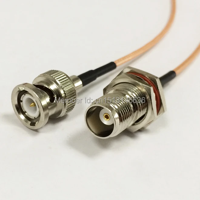 Новый модем коаксиальный кабель TNC Гнездовой разъем BNC штекер RG316 Pigtail 15 см 6