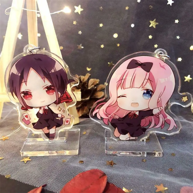 Новинка Kaguya sama Love Is War Shinomiya Chika Fujiwara Подвески Брелок подставка Косплей