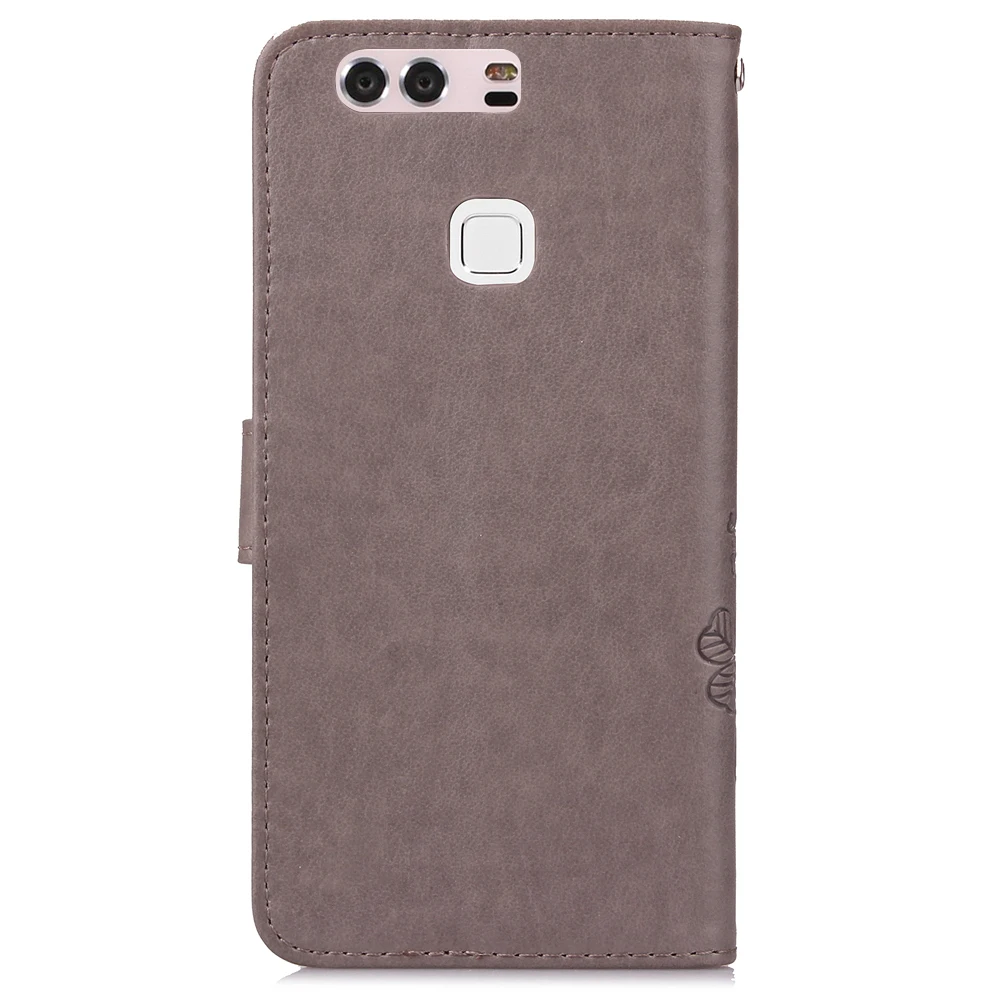 Чехол-бумажник из искусственной кожи с откидной крышкой для Huawei P8 P9 Lite Honor 8 6X 4A 5A 5X