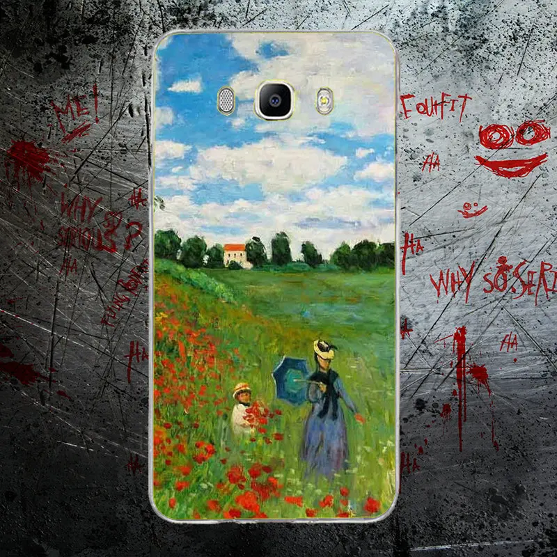 Picture 1 Мягкие силиконовые чехлы для мобильных телефонов из ТПУ для samsung Galaxy J5 J7 J3 J2 J1 A7 A5 A3, чехлы для Клода Мона импрессионизма - Цвет: Picture 1