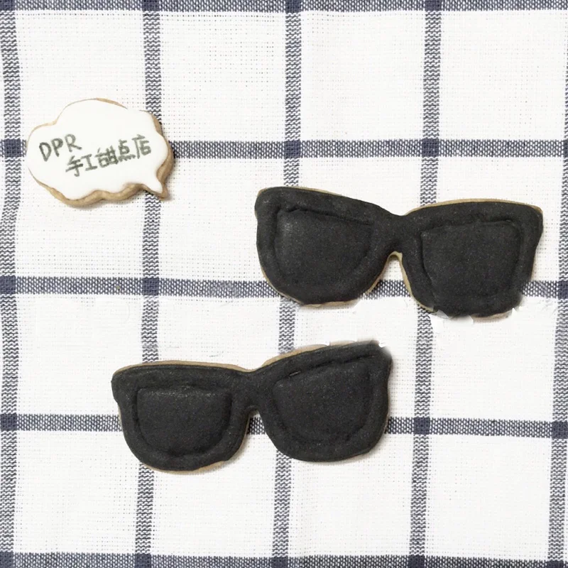 1 шт. солнцезащитные очки металлические формочки для печенья ворота конфеты