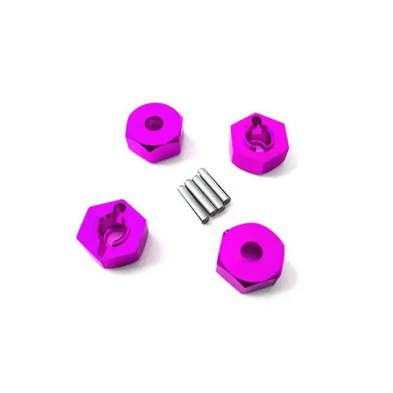 HSP 4pcs 102042 122042 Wheel Hex Nut 12MM Drive Hubs With Pins 02100 1/10 Upgrade Parts For 94122 94123 94111 94108 94177 RC Car | Игрушки и