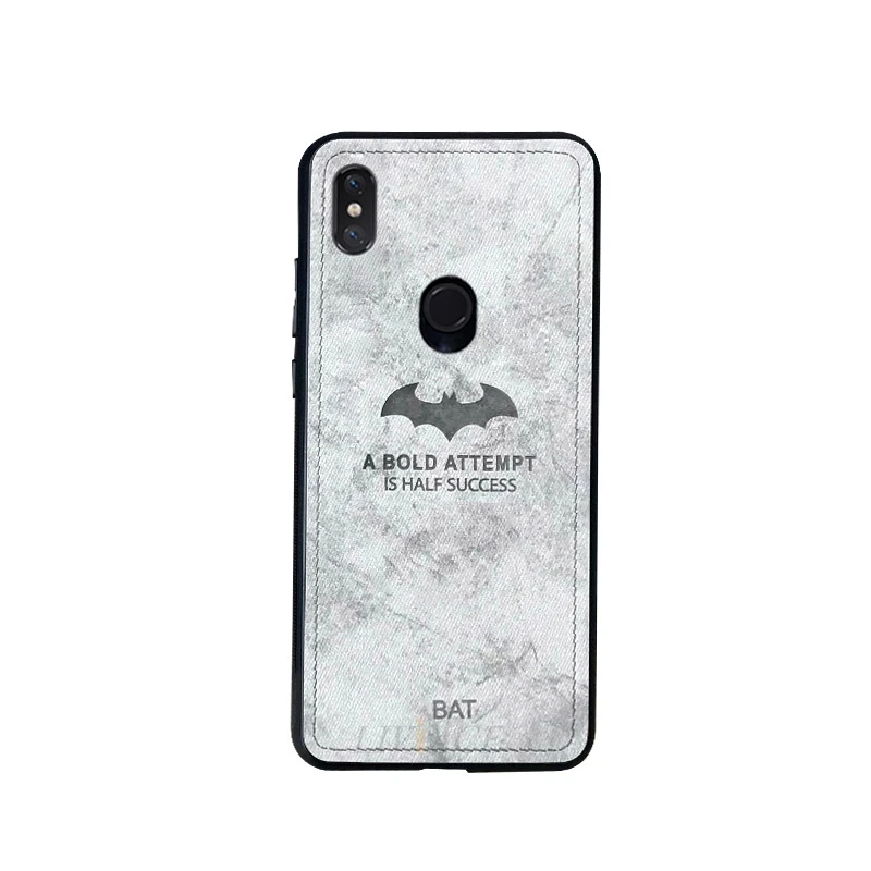 bat gray Тканевый чехол для телефона с оленем для xiaomi mi 8 lite mi 8 mi 9 se 9t a2 a3 lite a1 5x6x5 5S 6 mi x 2s max 3 кожаный чехол-накладка из ТПУ - Цвет: bat gray